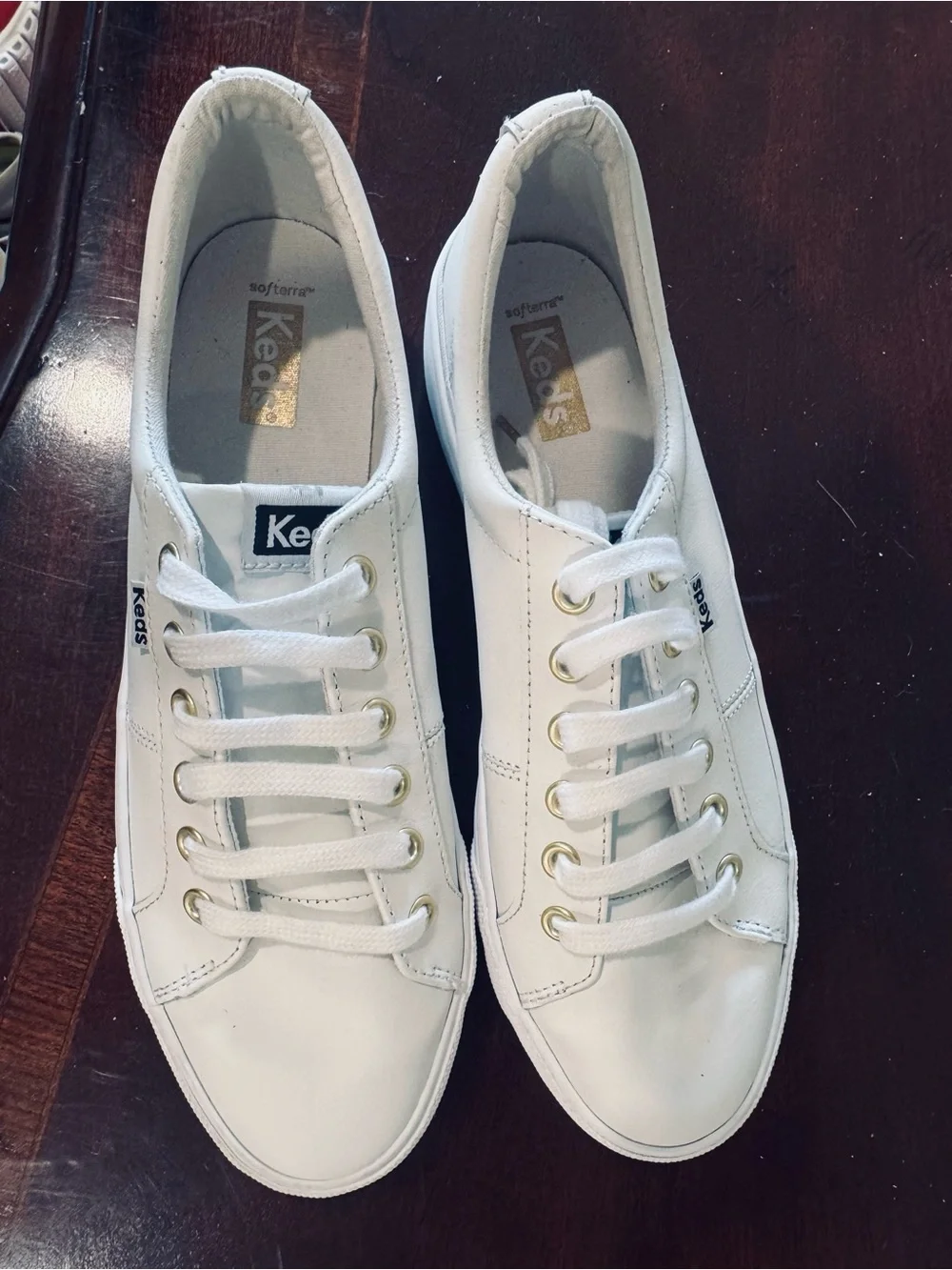 Keds Women's Jump Kick Duo Leather Sneaker Size 9.5